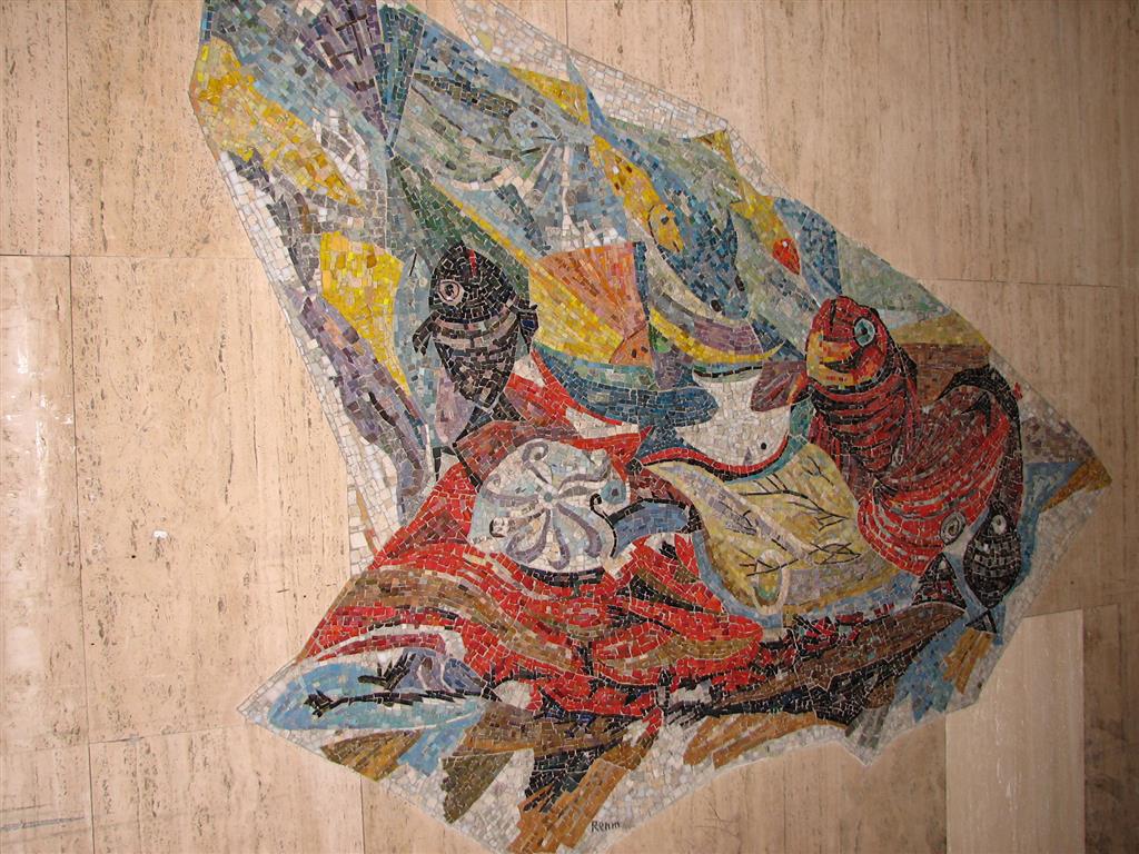Wandbild Fische in Innsbruck