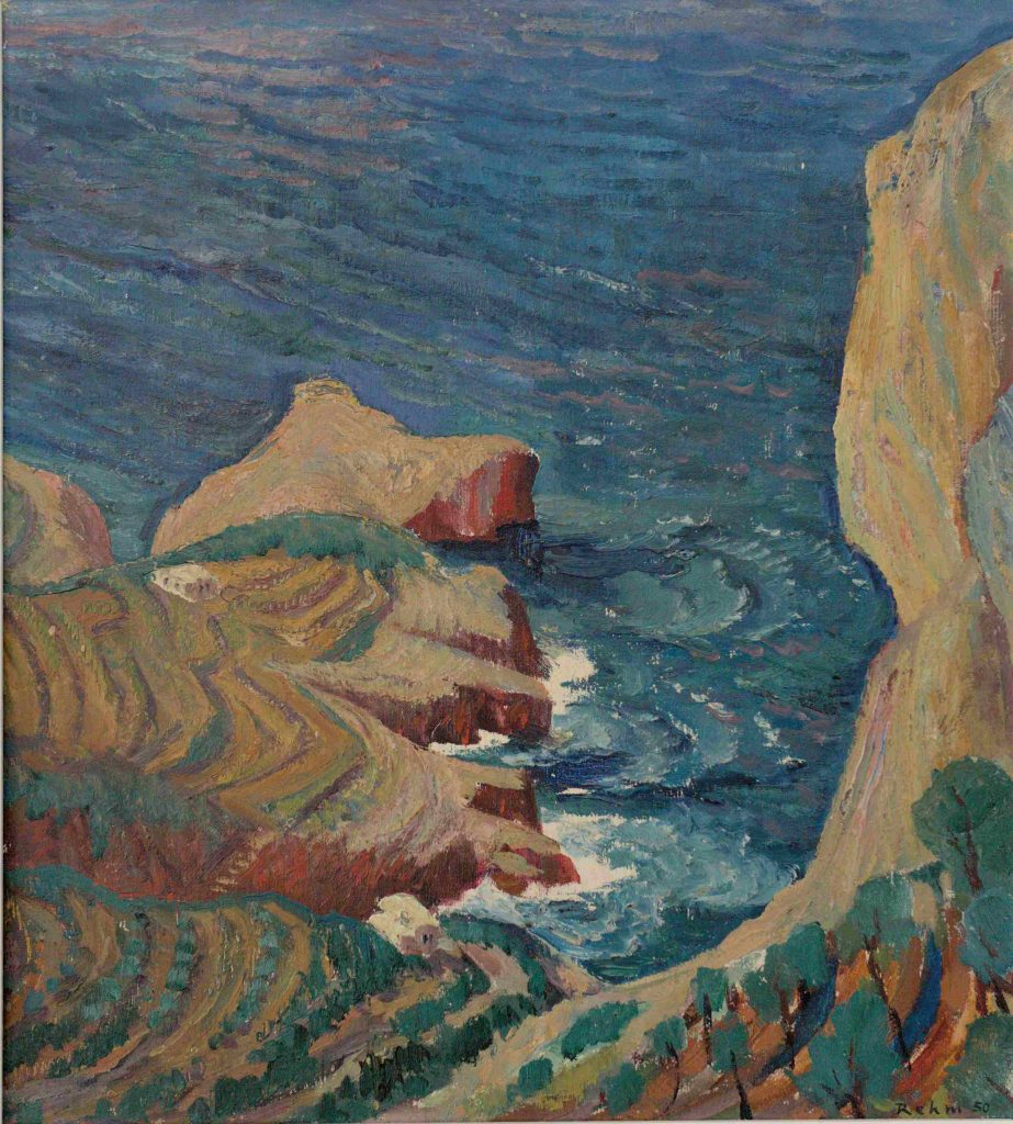 Capri, Ölbild von Helmut Rehm 1950