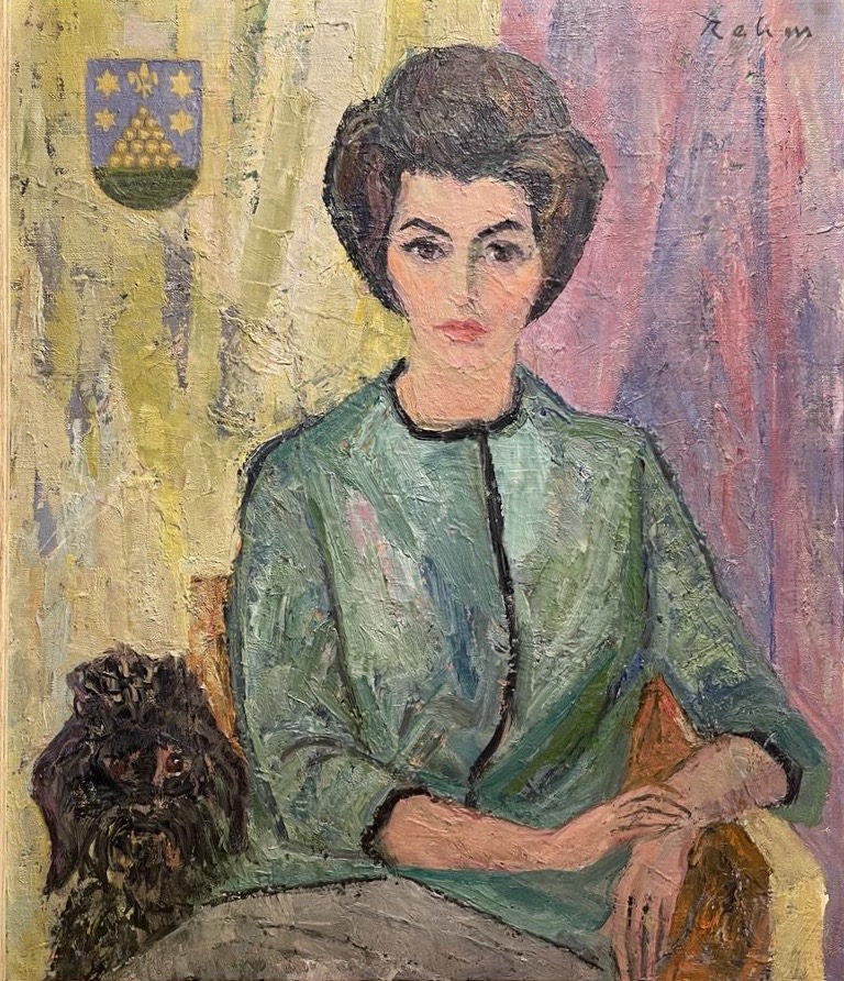 Lilo P., Portrait, Ölbild von Helmut Rehm aus dem Jahre 1957